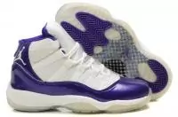 basket sport air jordan 11 femmes bleu side blance